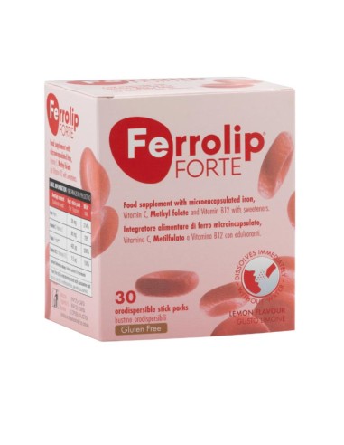 FERROLIP FORTE 30 SOBRES MONODOSIS