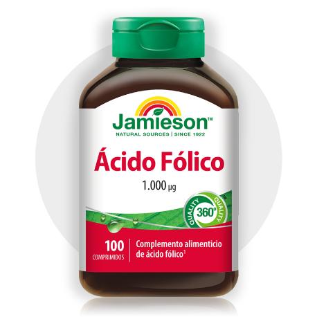 JAMIESON ACIDO FOLICO 1000 MCG 100 COMP.