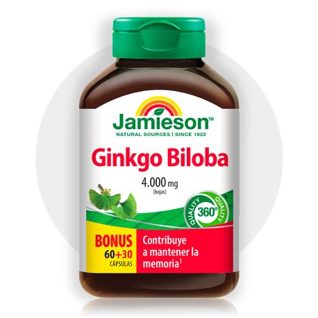 JAMIESON GINKGO BILOBA 4000 MG 90 COMP. 