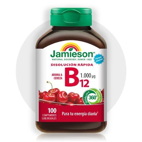 JAMIESON VITAMINA B12 1000 MCG 100 COMP. SUBLINGUALES 