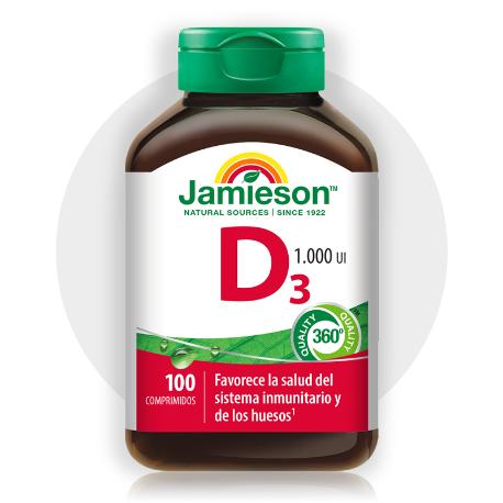 JAMIESON VITAMINA D3 1000 UI 100 COMP.