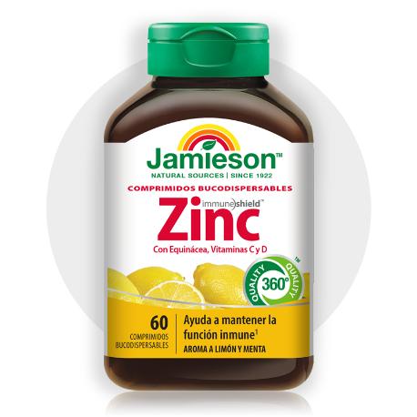 JAMIESON ZINC CON VIT C Y D 60 COMP.