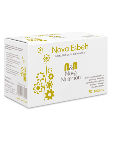 nova esbelt 30 sobres sabor limón-cola