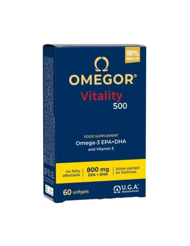 OMEGOR VITALITY 500 60 CÁPS. BLANDAS