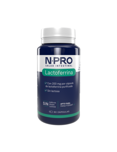 Lactoferrina 200 mg. 60 cápsulas
