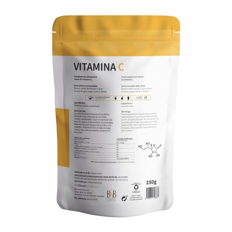 Vitamina C. 250g