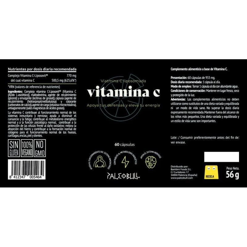 PB VITAMINA C LIPOSOMADA 60 CÁPS.