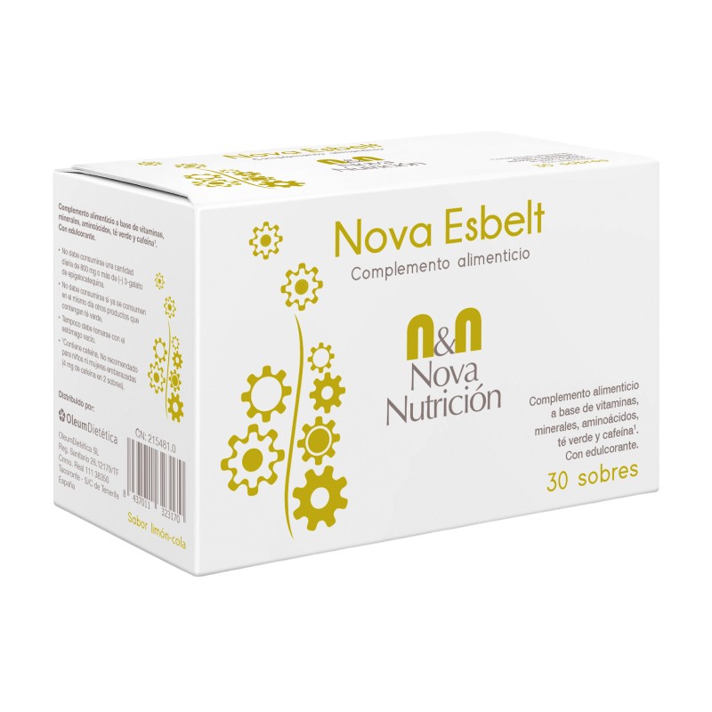 Nova Esbelt Sabor Limón-Cola. 30+2 Sobres- 5.3 G