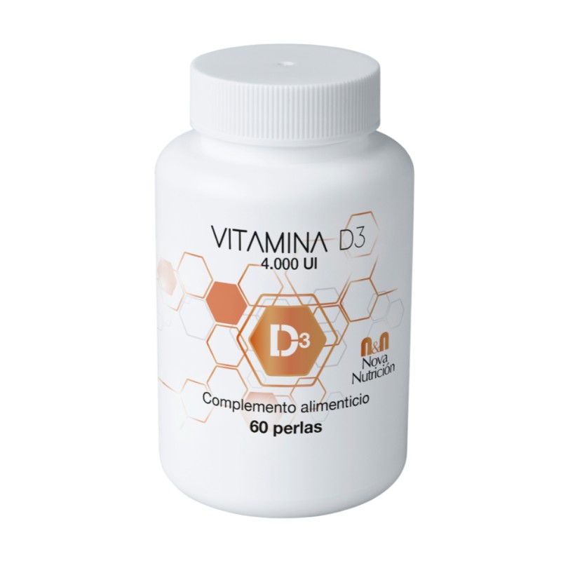 Vitamina D3  4.000 UI. 60 perlas