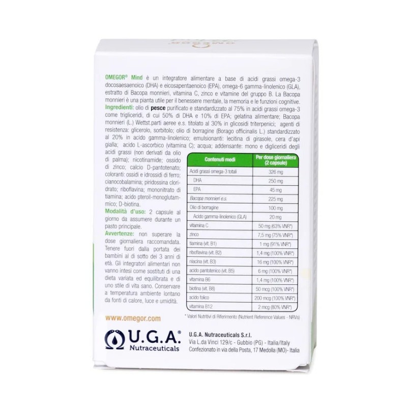 Omegor Mind. 60 Perlas