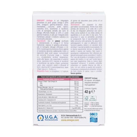 Omegor Antiage. 60 Perlas