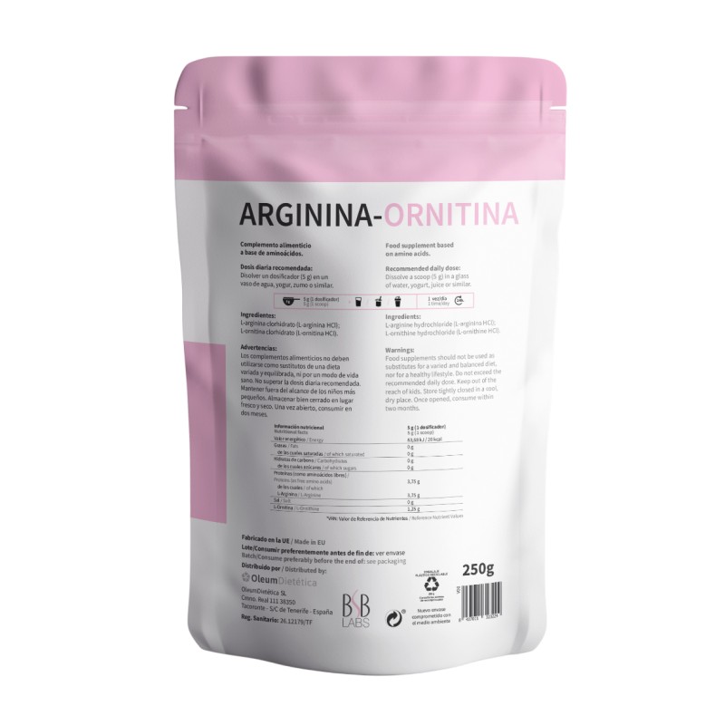 Arginina/Ornitina. 250 G