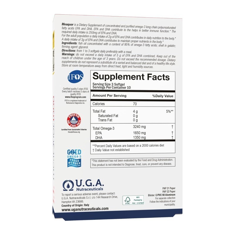 Meaquor 1000. 30 Cápsulas