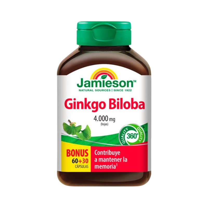 Ginkgo Biloba. 90 cápsulas