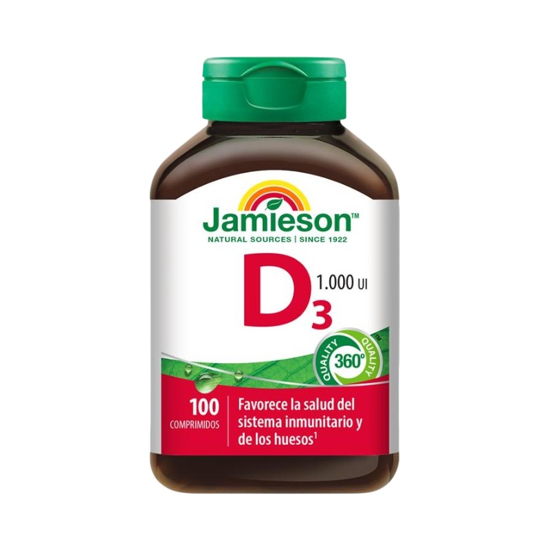 Vitamina D3 1000 UI. 100 comprimidos