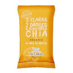 Barrita de Almendra, Naranja y Chía PaleoBull. 50 G- 1 Unidad