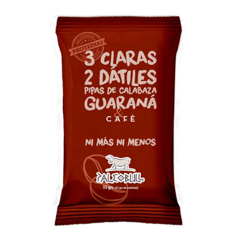 Barrita de Café, Guaraná y Calabaza PaleoBull. 55 G- 1 Unidad