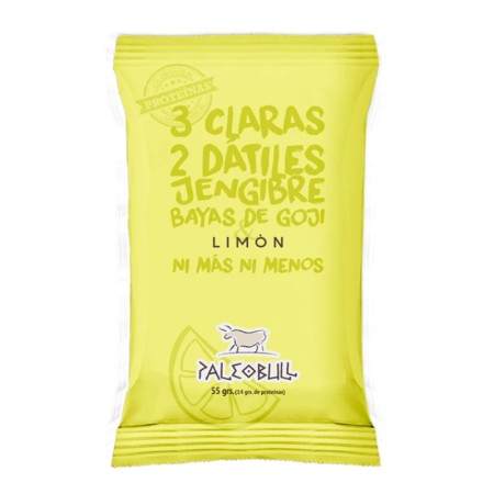 Barrita de Limón, Goji y Jengibre PaleoBull. 55 G- 1 Unidad