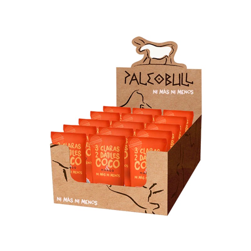 Pack Barritas Mango PaleoBull. 55 G- 15 Unidades
