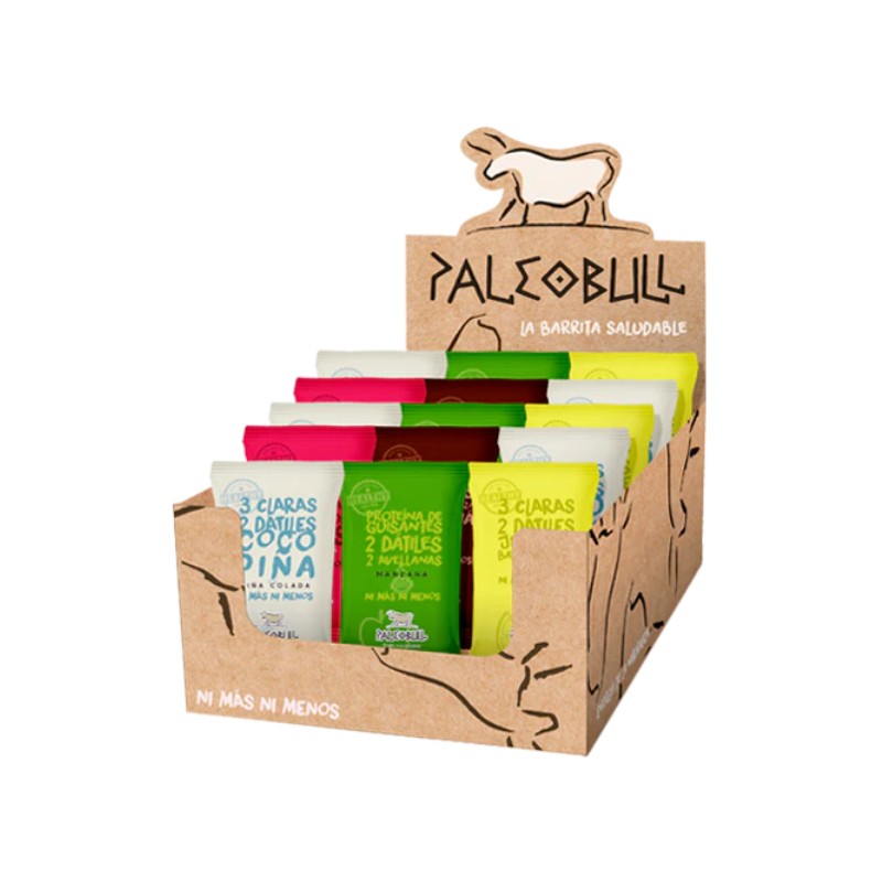 Pack barritas 5 sabores (F. rojos, Piña col, Café, Manzana, Limón) 55 G - 15 UDS