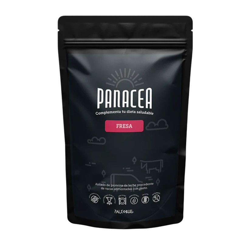 Panacea Aislado de Proteína de Leche Sabor Fresa. 750 G