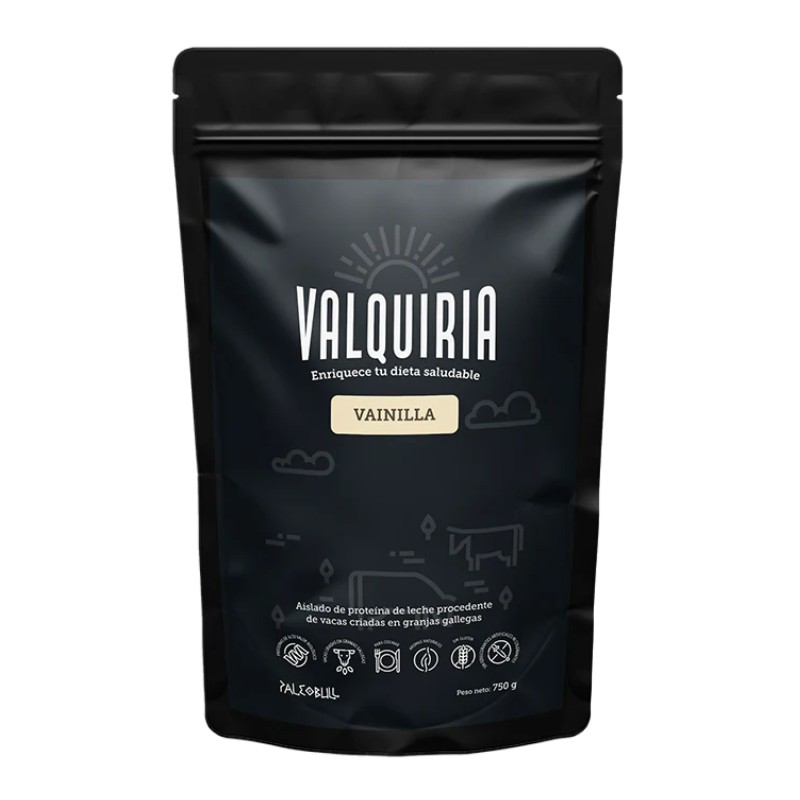 Valquiria: Aislado de Proteína de Leche Sabor Vainilla. 750 G