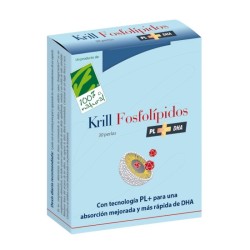 Krill Fosfolípidos PL+DHA. 30 perlas