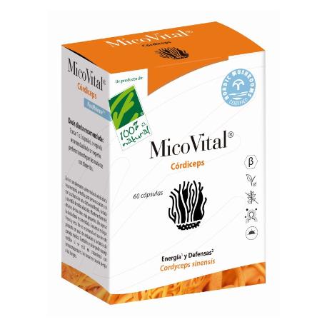 MICOVITAL® CÓRDICEPS CAJA CON 60 CÁPS.