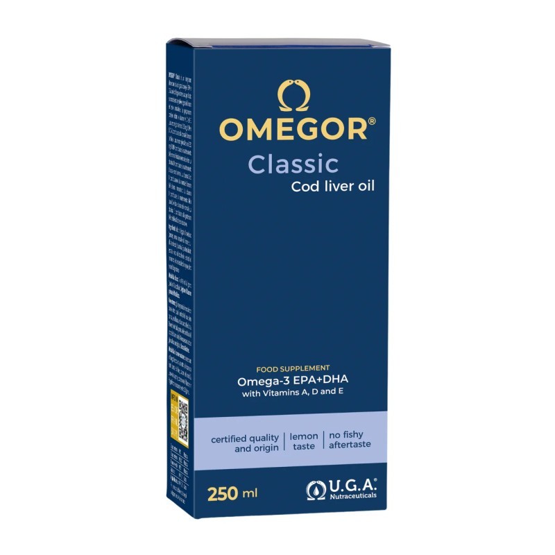 Omegor Classic (Aceite de Higado de Bacalao). 250 Ml