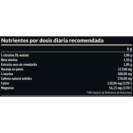 Activa: Pre-entreno CON cafeína