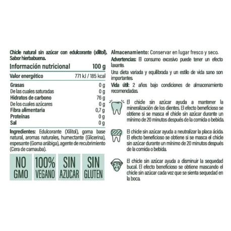 PB CHICLES HIERBABUENA 50 G