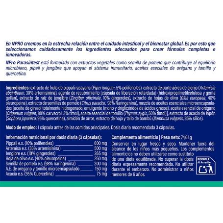 NPRO PARASINTEST 90 CÁPS.