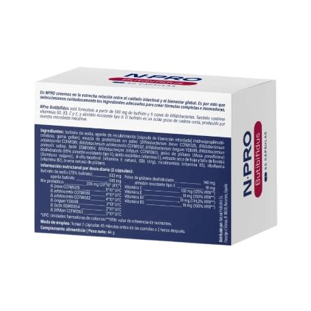 NPRO BUTIBIFIDUSBIOTA 20.000 60 CÁPS. BLISTER