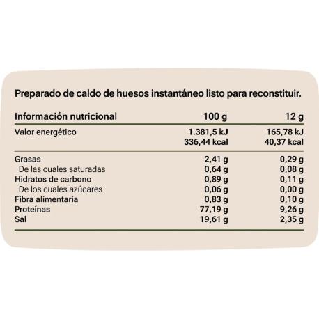 PB CALDO DE HUESOS INSTANTÁNEO 300 G