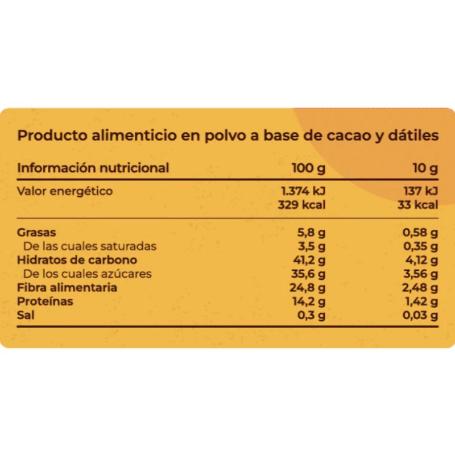 PB DAKAW: CACAO Y DÁTIL EN POLVO 300 G
