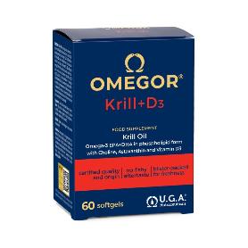 OMEGOR KRILL + VIT D3 60 CÁPS.