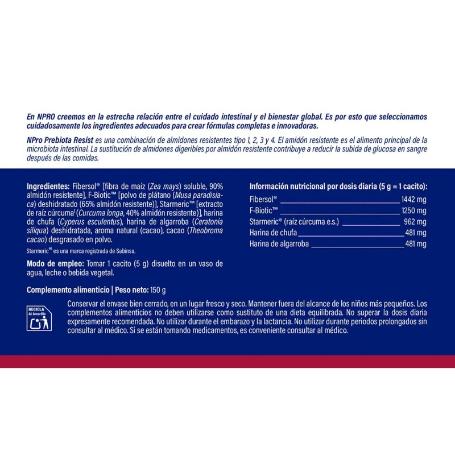 NPRO PREBIOTA RESIST 150 G