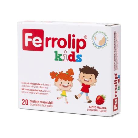 FERROLIP KIDS 20 SOBRES BUCODISPERSABLES