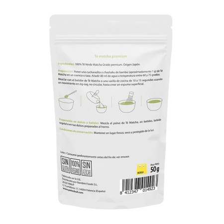 Té Matcha Premium. 50 G
