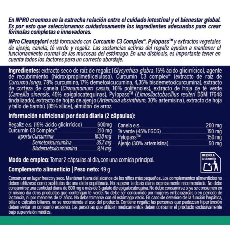 NPRO CLEANPYLORI  60 CÁPS.