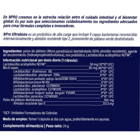 Ultrabiota 30 CÁPS.