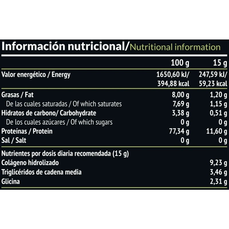 Elixir Sabor Neutro. 450 G