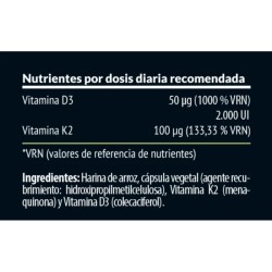 DKbull (Vitaminas D3 + K2). 60 Cápsulas 2