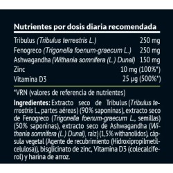 Testo Potenciador: Tribulus + Fenogreco. 60 Cápsulas 2