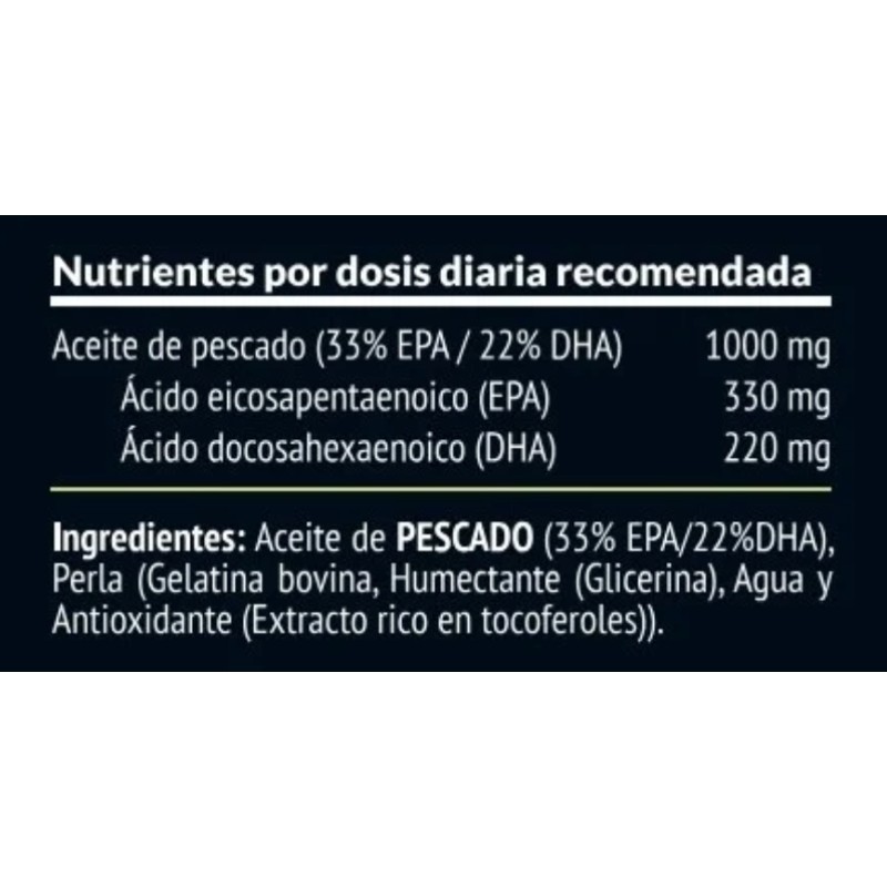 Omega 3 (35% EPA / 25% DHA). 60 Perlas