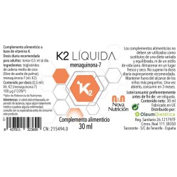 Vitamina K2 líquida. 30 ml 2