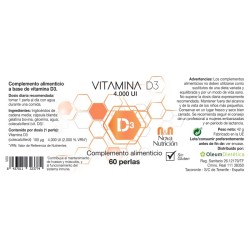 Vitamina D3  4.000 UI. 60 perlas 2