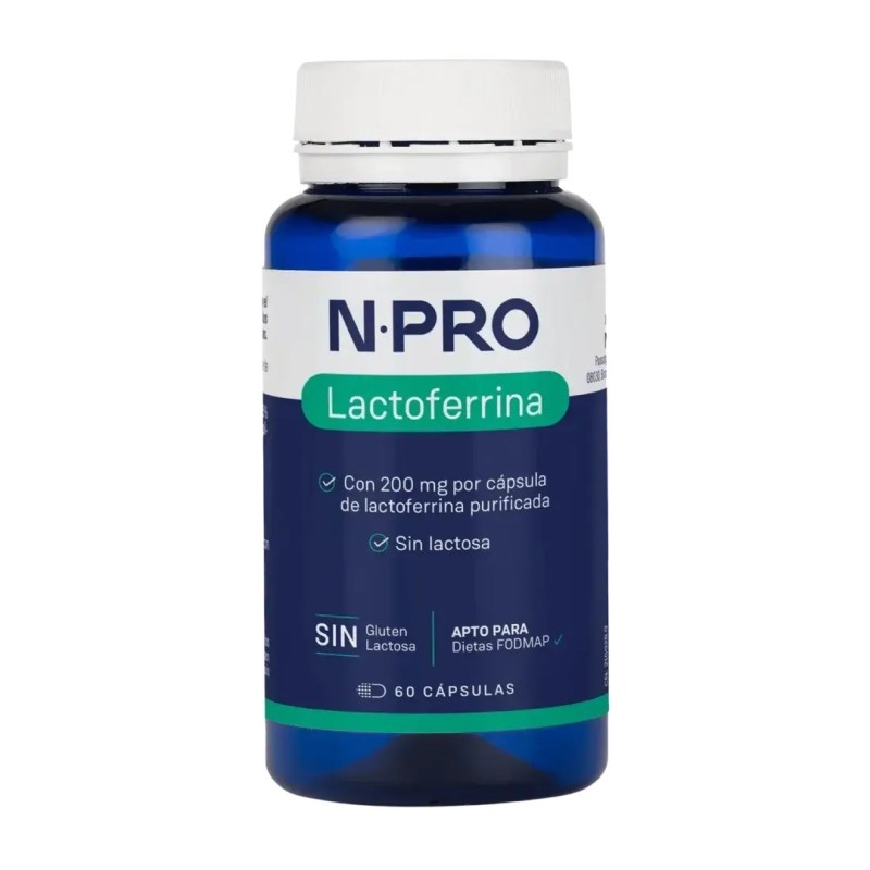 Lactoferrina 200 mg. 60 cápsulas