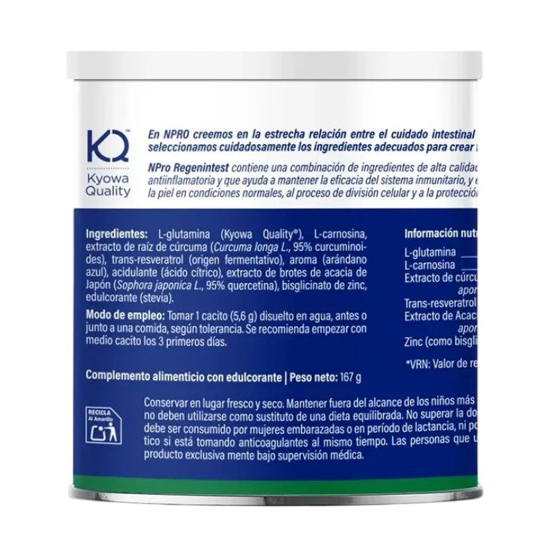 REGENintest en polvo. 167 g
