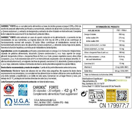 CARDIOL FORTE FÓRMULA RENOVADA 30 CÁPS. BLANDAS 